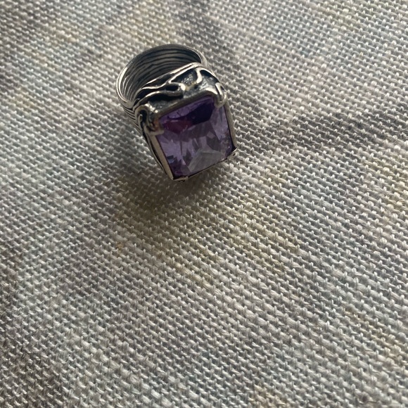 Silpada Sterling Silver LAVENDER FIELDS Statement Ring - Picture 9 of 9